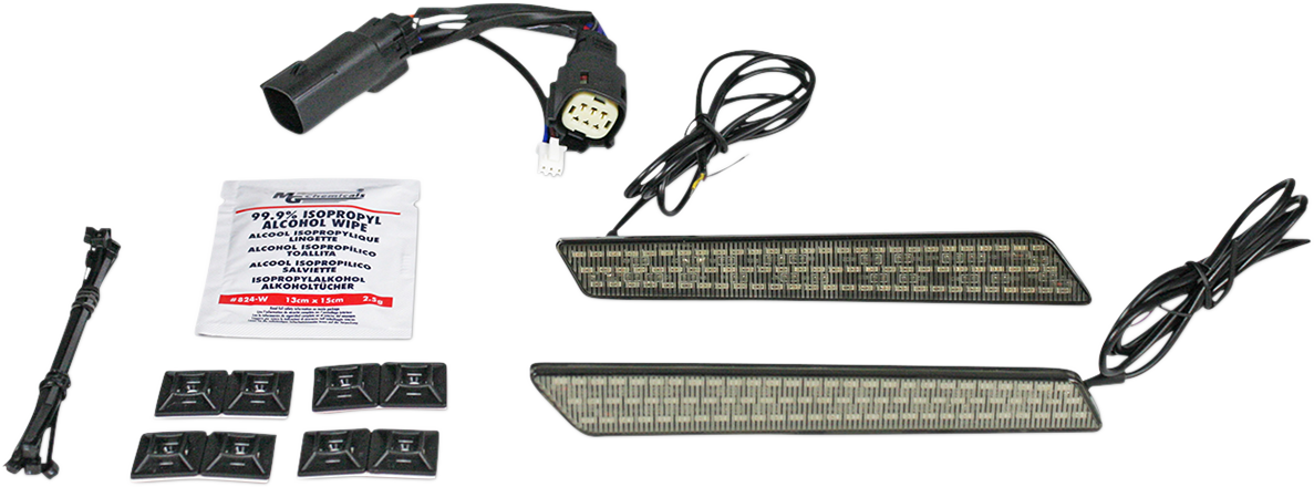 Custom Dynamics Saddlebag Latch Lights - SS6 - Smoke CD-LATCH-SS6-S - Cycle City Outdoors