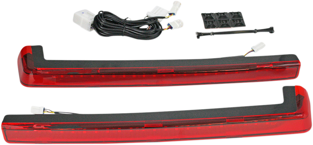 Custom Dynamics LED Run/Brake Tour-Pak? Arms - Red Lens - '06-'13 PB-TP-ARM-13R - Cycle City Outdoors