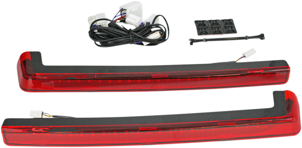 Custom Dynamics LED Run/Brake/Turn Tour-Pak? Arms - Red Lens - '06-'13 PB-TP-ARM-TPCR - Cycle City Outdoors