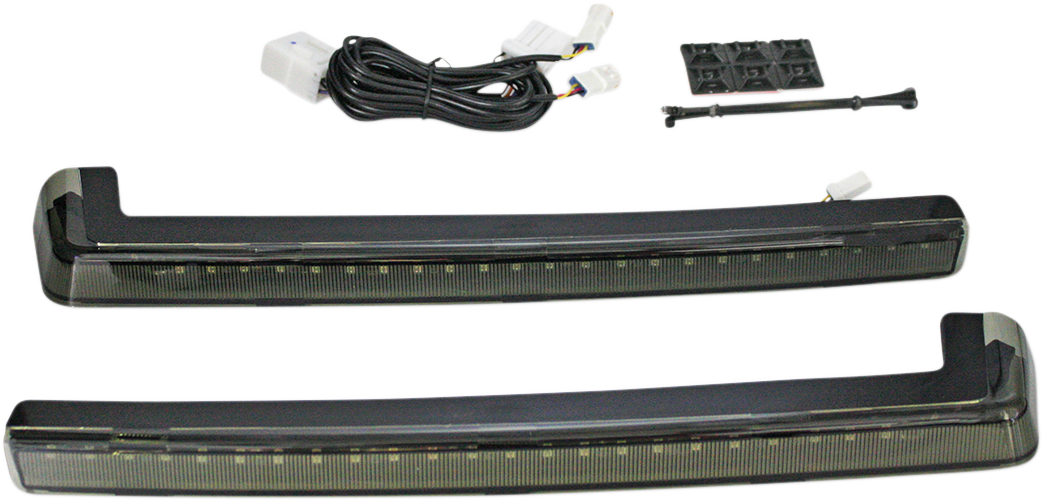 Custom Dynamics LED Run/Brake Tour-Pak? Arms - Smoke Lens - '06-'13 PB-TP-ARM-13S - Cycle City Outdoors