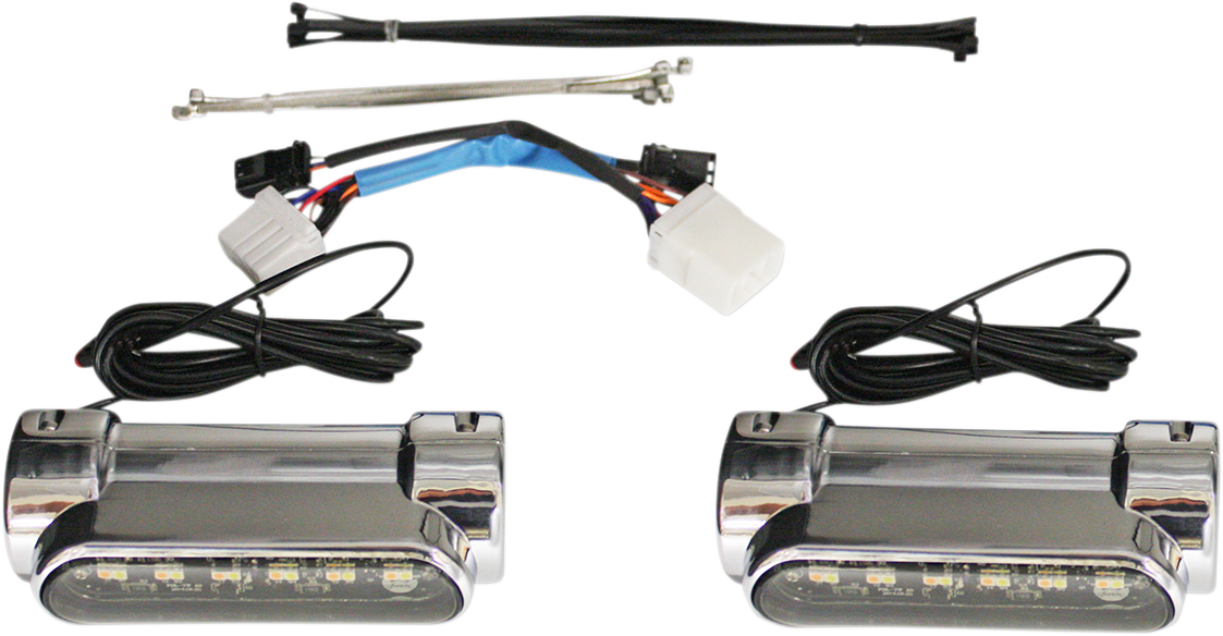 Custom Dynamics Engine Guard Light - '97-'13 FLH - Chrome CD-CB-AW-HD-C - Cycle City Outdoors