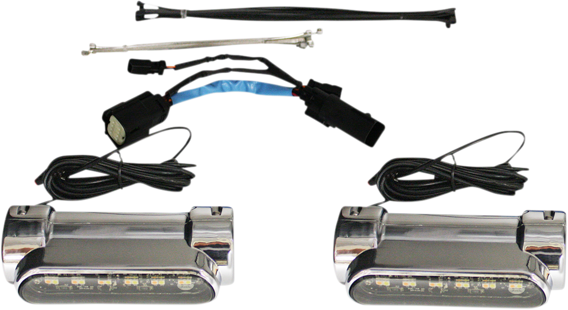 Custom Dynamics Engine Guard Light - '09-'13 CVO - Chrome CD-CB-AW-SS8-C - Cycle City Outdoors