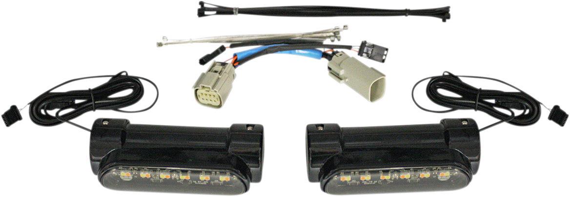 Custom Dynamics Engine Guard Light - Triglide - Black CD-CB-AW-TKE-B - Cycle City Outdoors