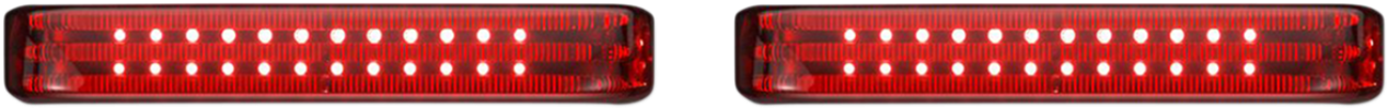 Custom Dynamics Saddlebag LED Lights - Sequential - Chrome/Red PB-SBSEQ-SS6-CR - Cycle City Outdoors