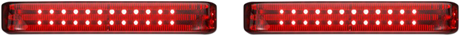 Custom Dynamics Saddlebag LED Lights - Sequential - Chrome/Red PB-SBSEQ-SS6-CR - Cycle City Outdoors