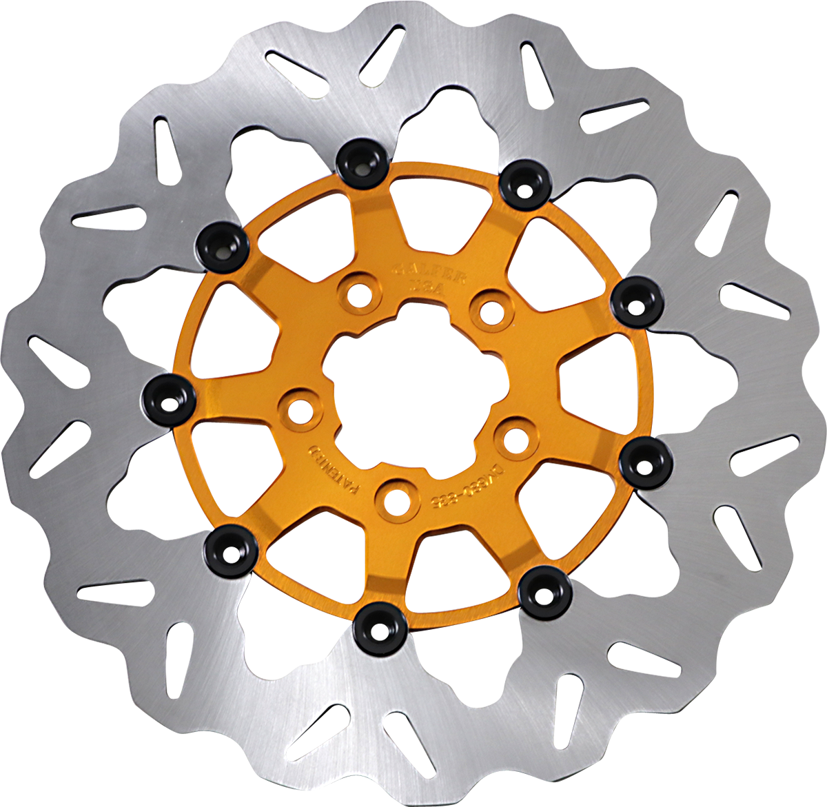 GALFER Front Wave? Rotor - Gold Center DF835CW-G - Cycle City Outdoors
