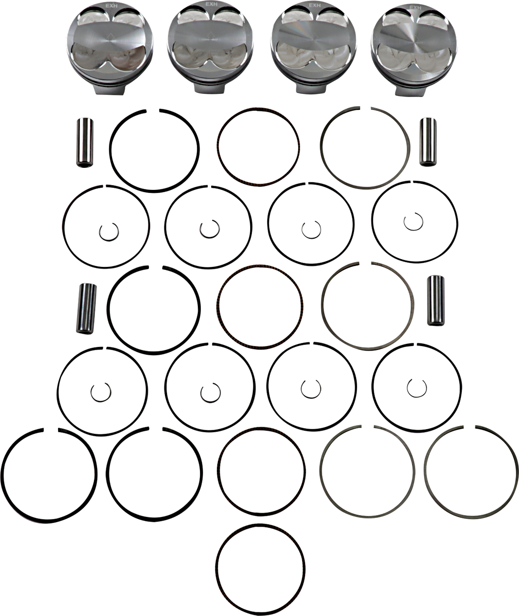 JE PISTONS Piston Kit - 76.00 mm - 13.5:1 CR Suzuki 247631