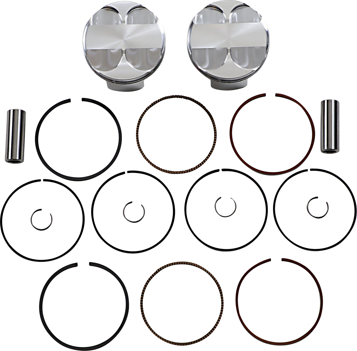 JE PISTONS Piston Kit - 83.00 mm - 13.5:1 CR - Kawasaki 284692
