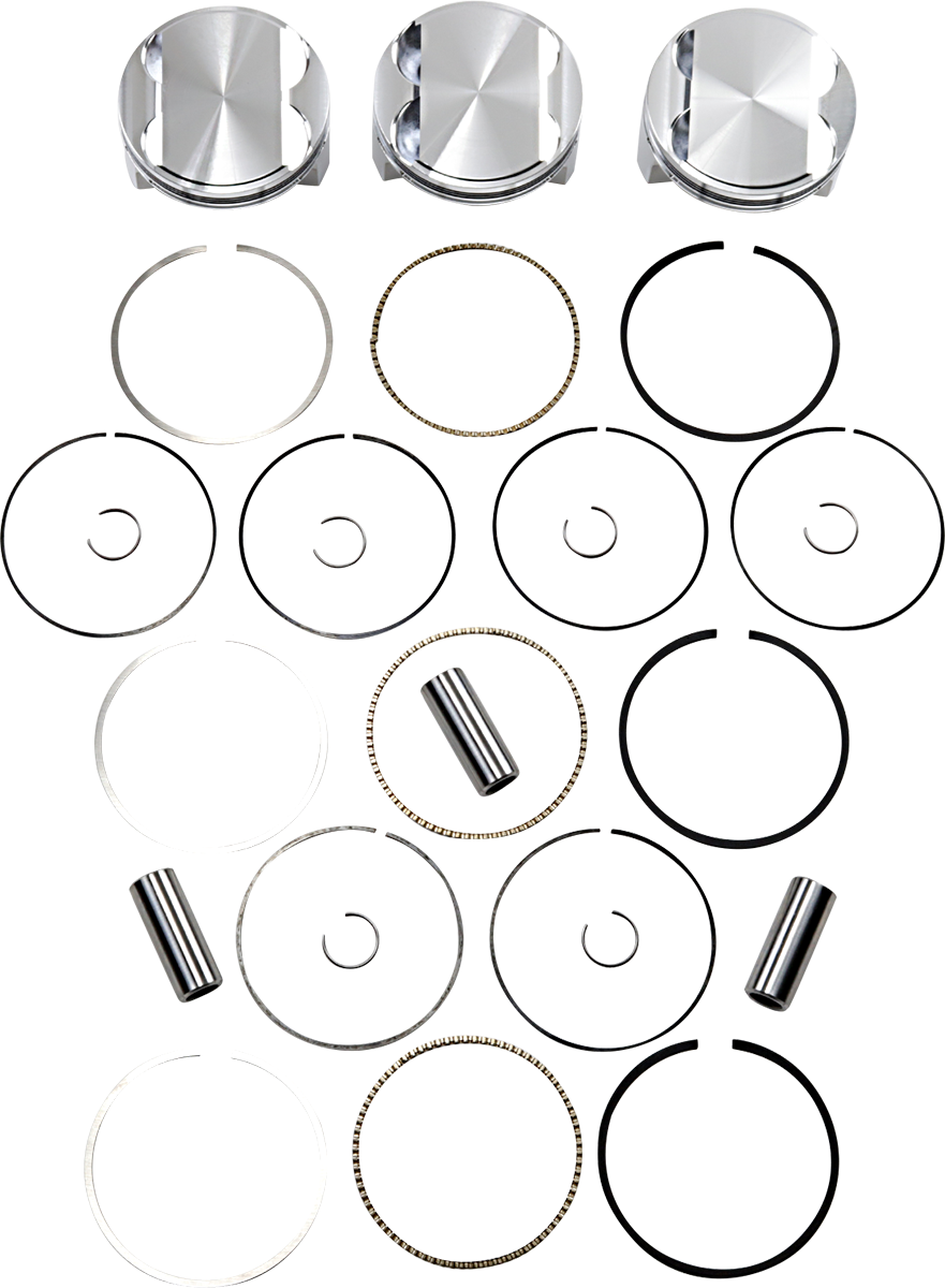 JE PISTONS Piston Kit - 101.60 mm - 10.5:1 CR - Triumph 317209