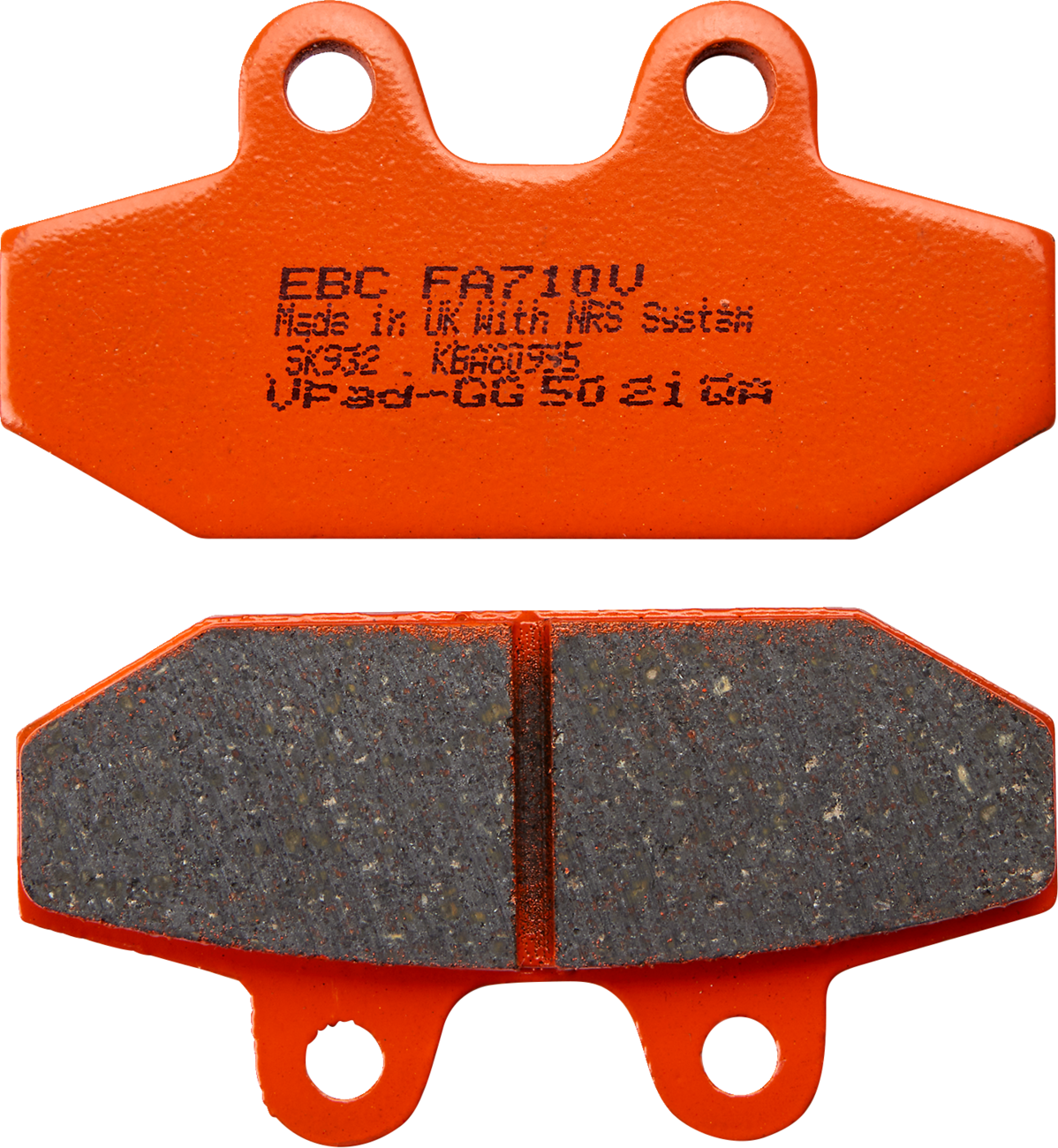EBC FA-V Series Semi-sintered Rear Brake Pads - FA710V (Harley-Davidson FLFBS Fat Boy 114 / FLHCS Heritage Classic 114 / FXFBS Fat Bob 114 2018–2024)