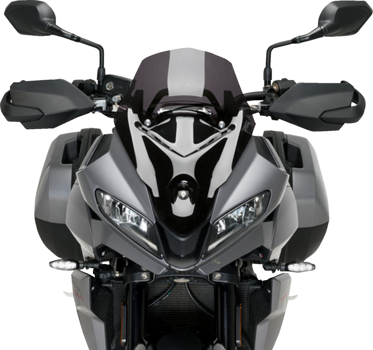 Puig Hi-Tech Parts 21318F Sport Windscreen - 18" - Dark Smoke - Tiger Sport 660 | Street