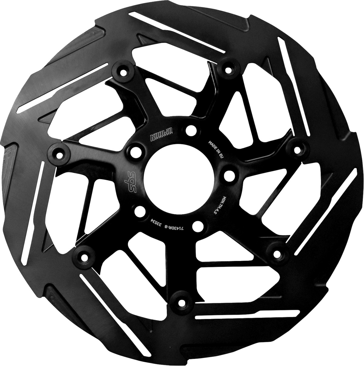 SBS Brake Rotor Designed by Kodlin, Front - 7143DR-B (Harley-Davidson 2006–2025)