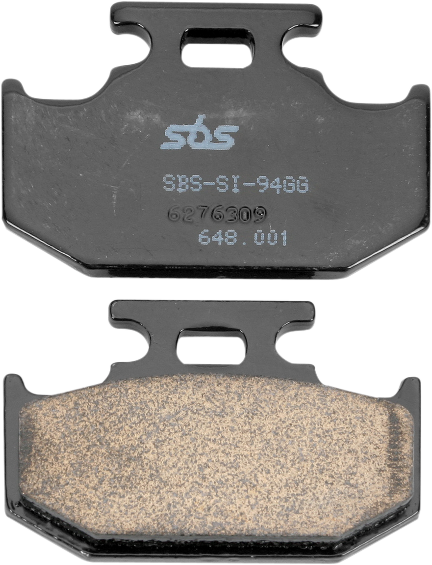 SBS Sintered Rear Brake Pads - 648SI (Suzuki / Yamaha / Husqvarna 1989–2018)