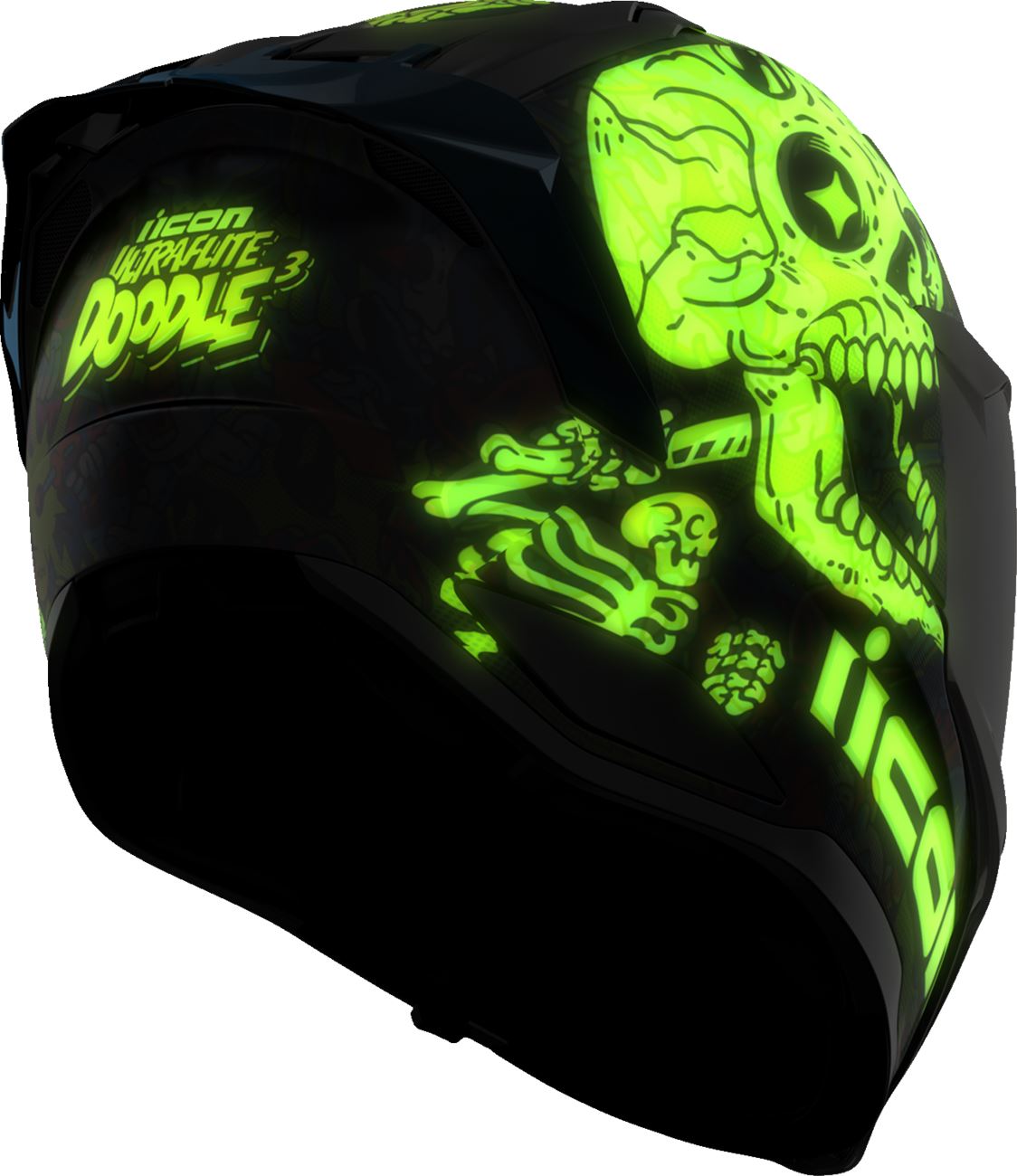 ICON Ultraflite Helmet - Doodle 3 - MIPS® - Blue