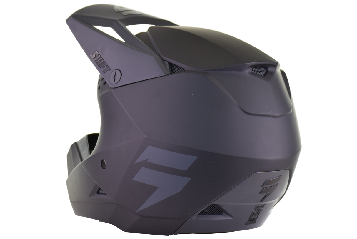 Shift Racing - White Label Helmet - Matte Black - YL (open box)