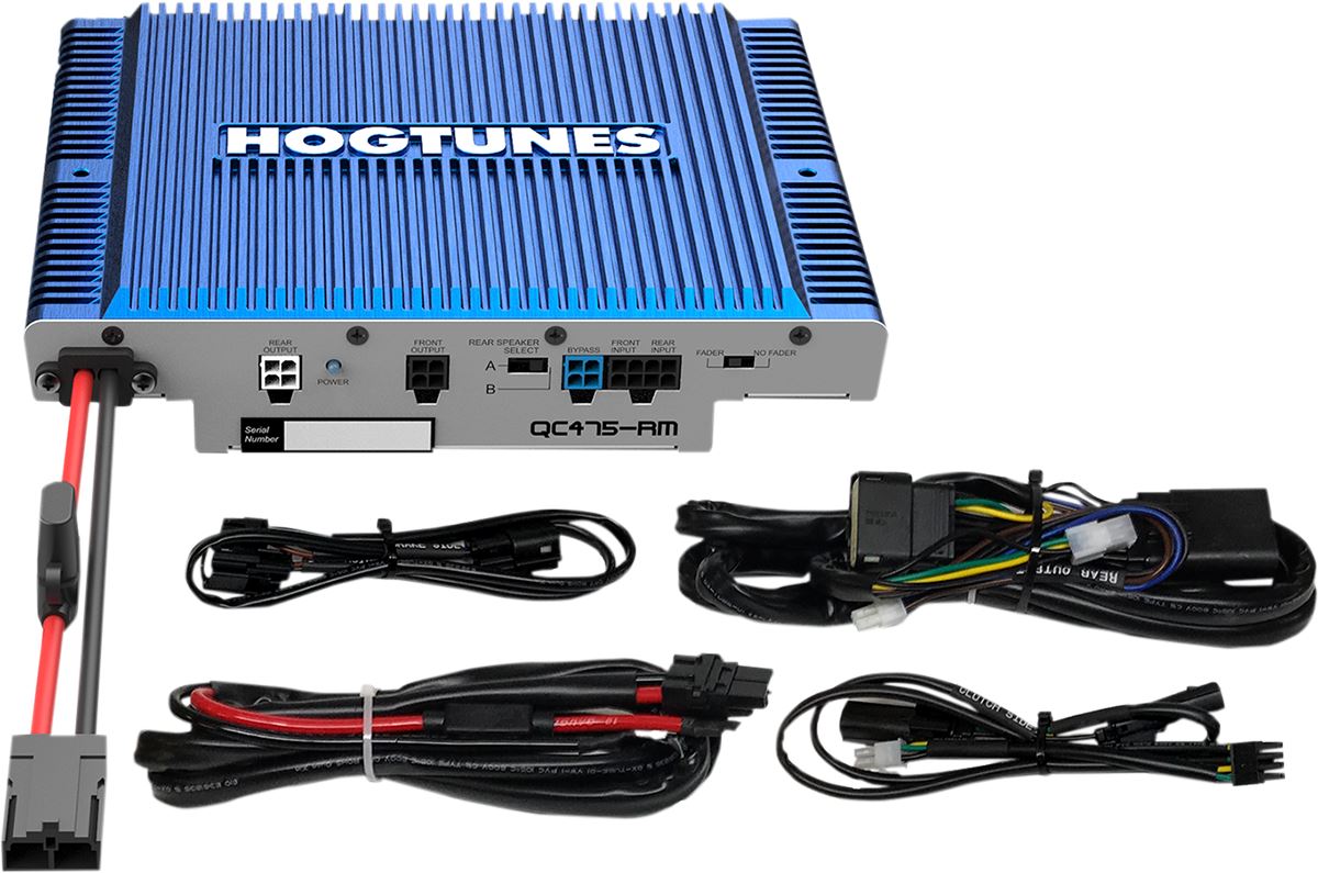 Hogtunes QC475-RM Quadcast Amplifier Kit | 300 W | 4 Channel