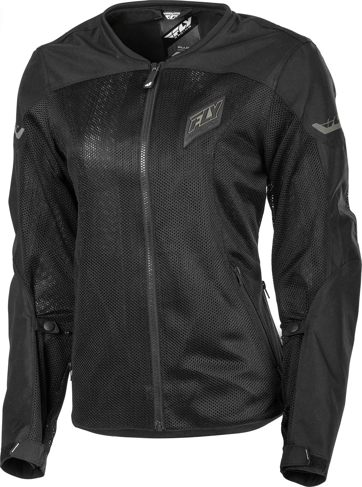 Fly Racing - Women's Flux Air Mesh Jacket - Black - M - Cycle City Outdoors