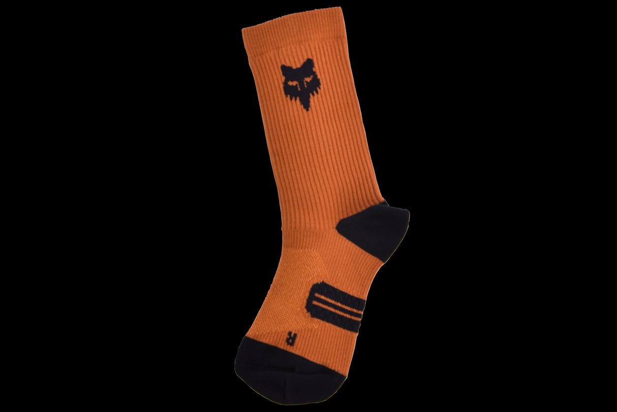 Fox Racing - Youth Ranger 6" Crew Sock - Burnt Orange - YS