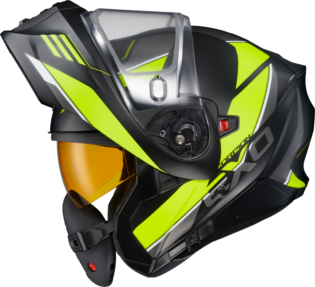 Exo Gt930 Cold Weather Helmet Modulus Hi Vis Md (Electric)
