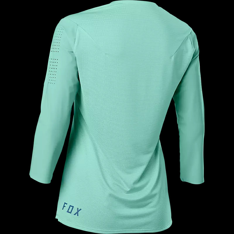 Fox Racing - Womens Flexair 3/4 Sleeve Jersey - Jade Green - S