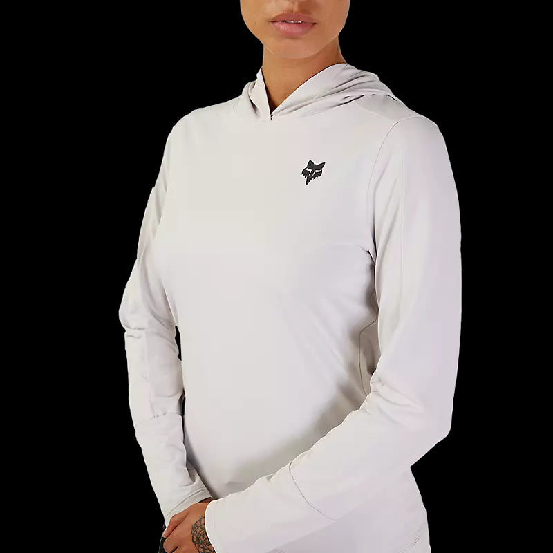 Fox Racing - Women's Ranger Long Sleeve Sun Shirt - Vintage White - S