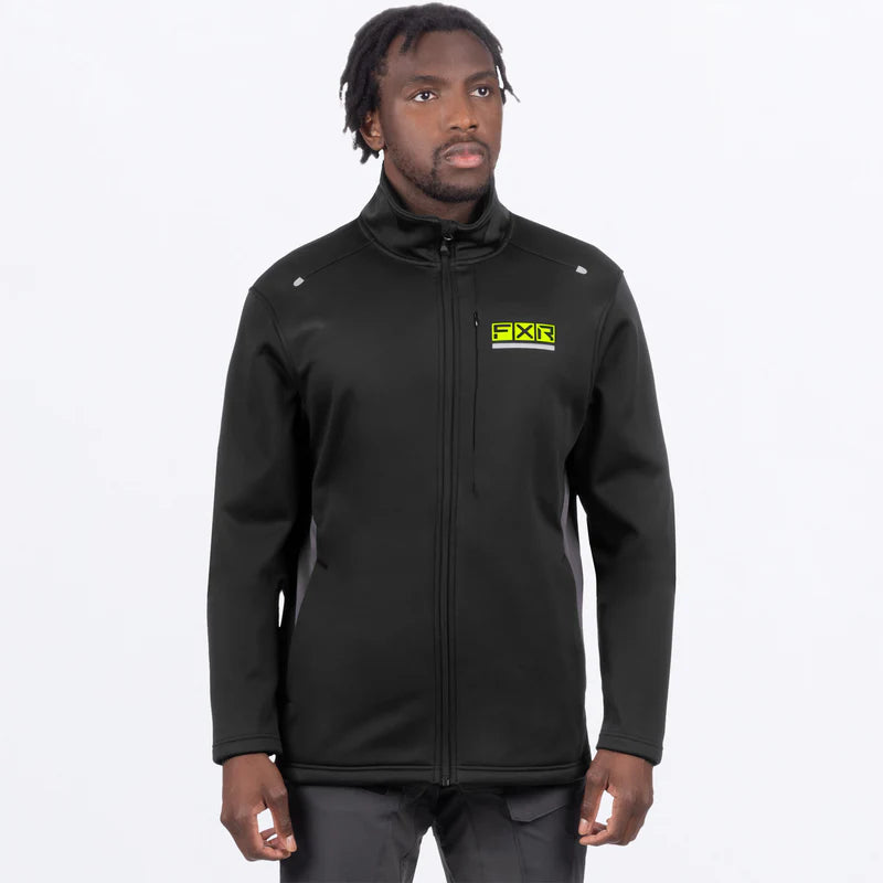 FXR M Elevation Tech Zip-Up Black / Hi-Vis