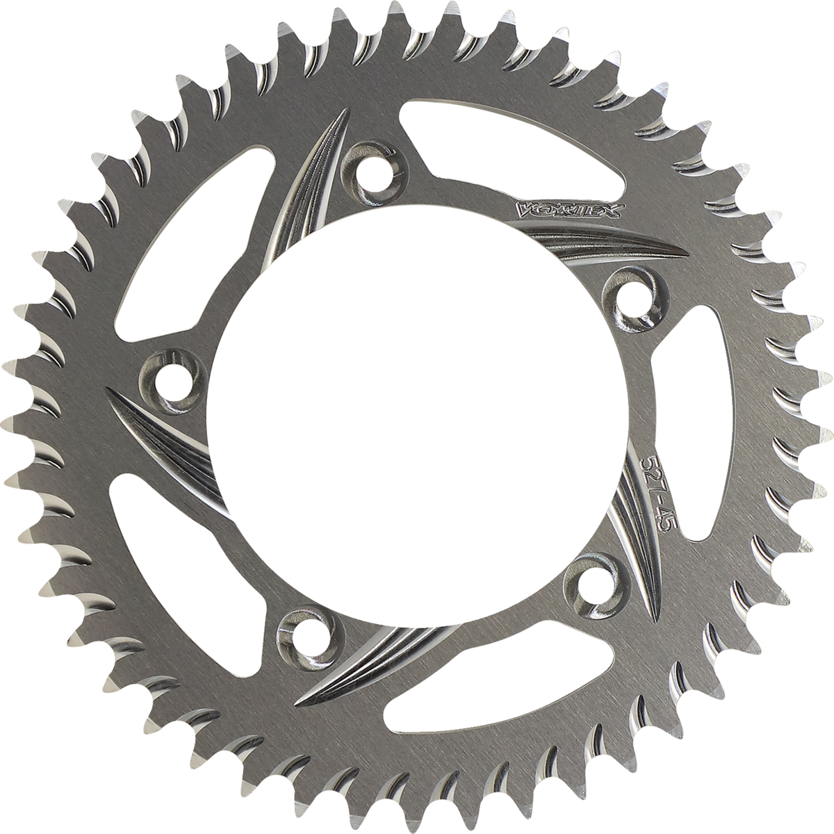 VORTEX 527-45 Rear Sprocket - Aluminum - 45 Tooth - Silver - Suzuki/Triumph | Street
