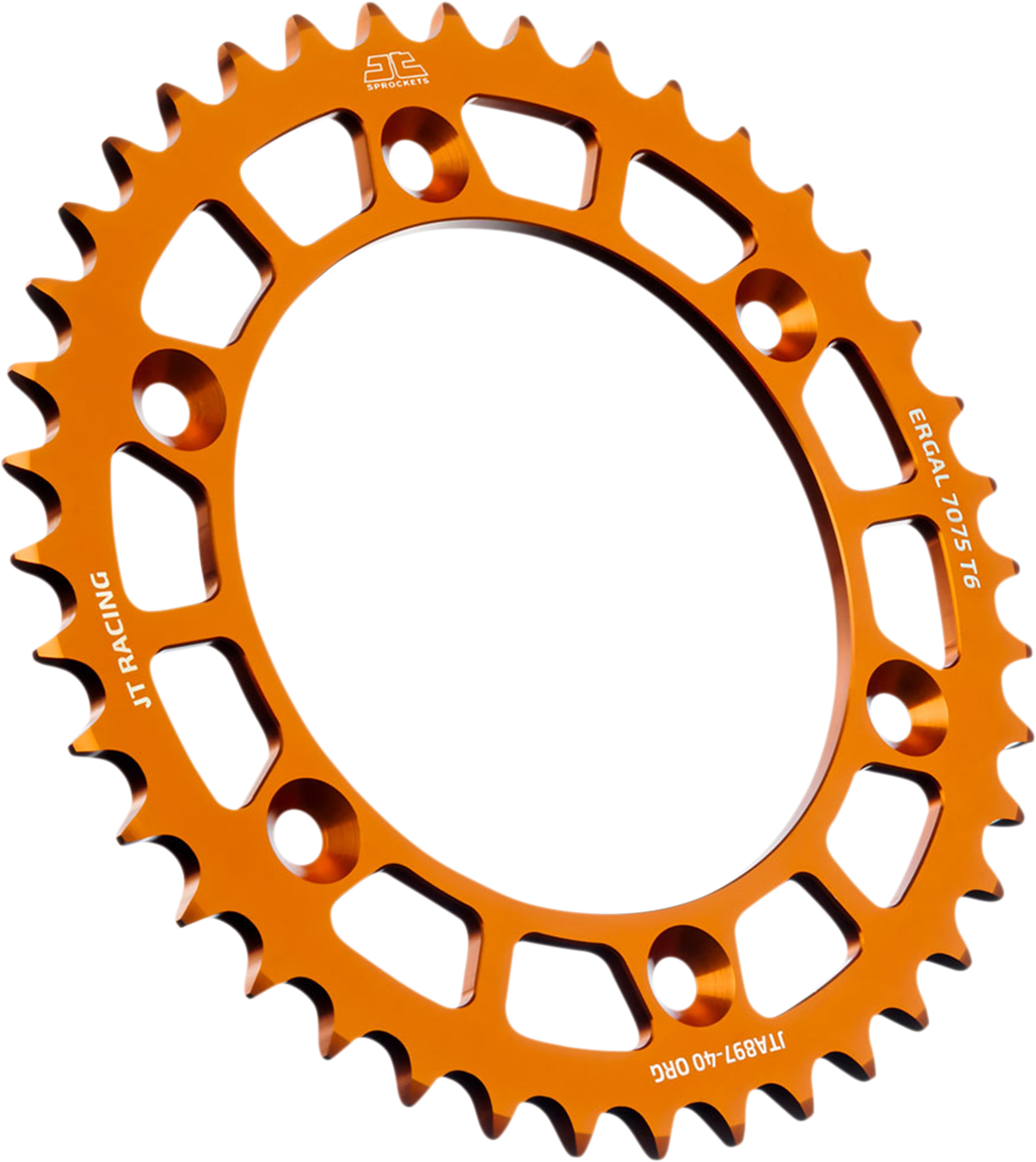 JT SPROCKETS JTA897.40ORG Rear Sprocket - Orange - 40-Tooth | Adventure/Off-Road