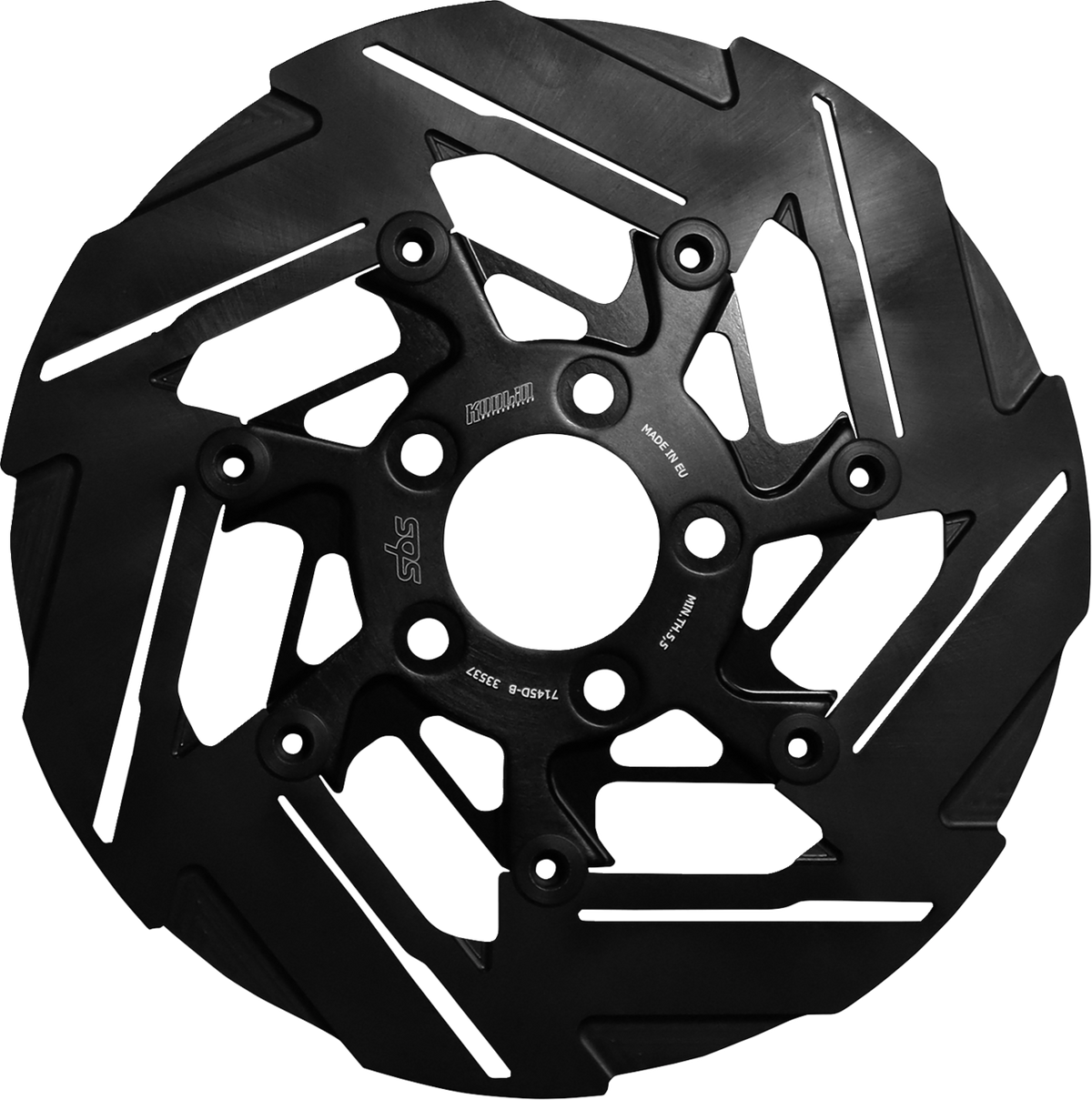 SBS Brake Rotor Designed by Kodlin, Rear - 7145D-B (Harley-Davidson FXDB Street Bob / FXDF Fat Bob / FLD Switchback 2004–2025)