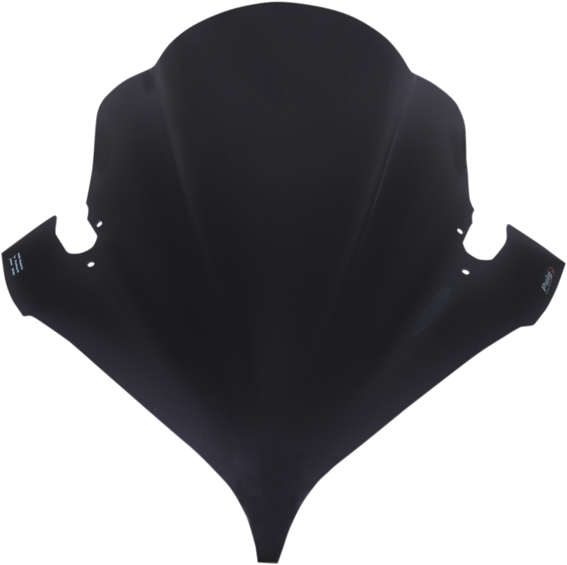 Puig Hi-Tech Parts 1646F Race Windscreen - 21-5/8" - Smoke - FZ6 | Street