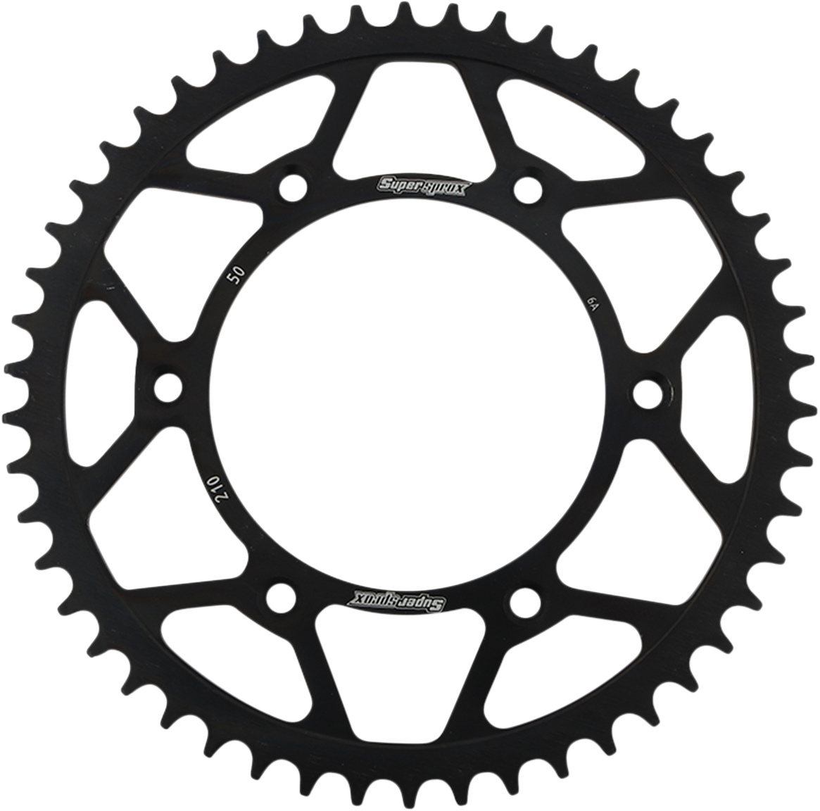 SUPERSPROX RFE-210-50-BLK Steel Rear Sprocket - 50 Tooth - Honda | Off-Road