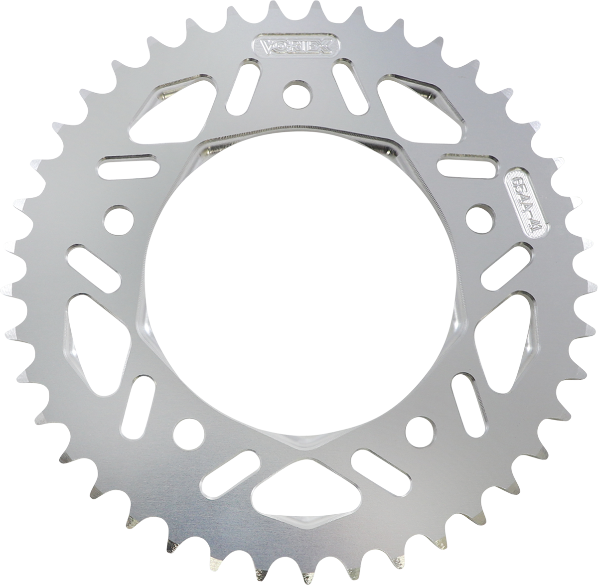 VORTEX 654A-41 Aluminum Sprocket - Silver - Rear - 41 Tooth | Street