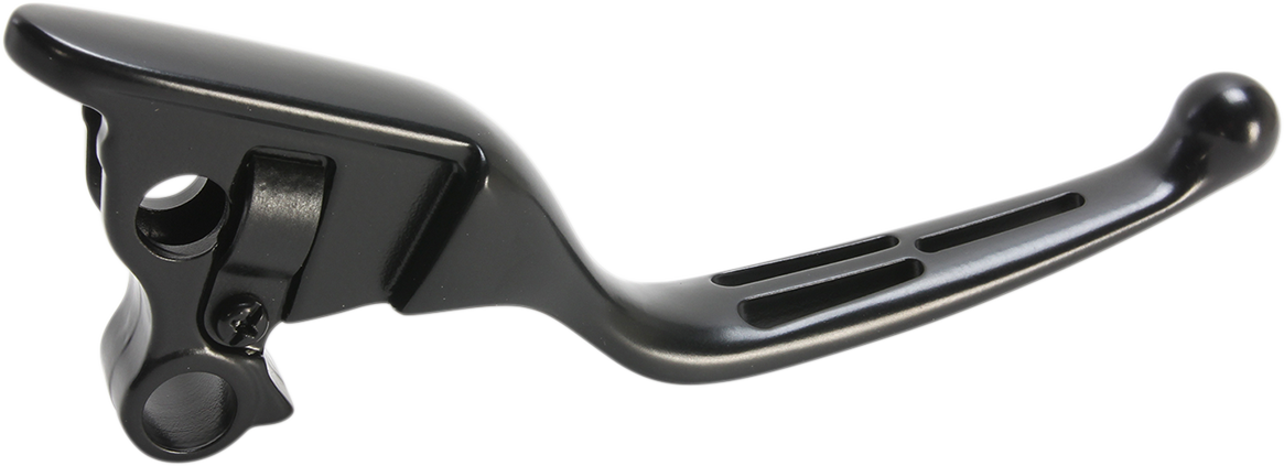 DRAG SPECIALTIES 0613-1285 Slotted Wide Blade Replacement Clutch Lever - Black | Street
