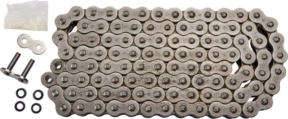 JT CHAINS JTC530X1R106RL 530 X1R - Heavy Duty Drive Chain - 106 Links | Adventure/Off-Road