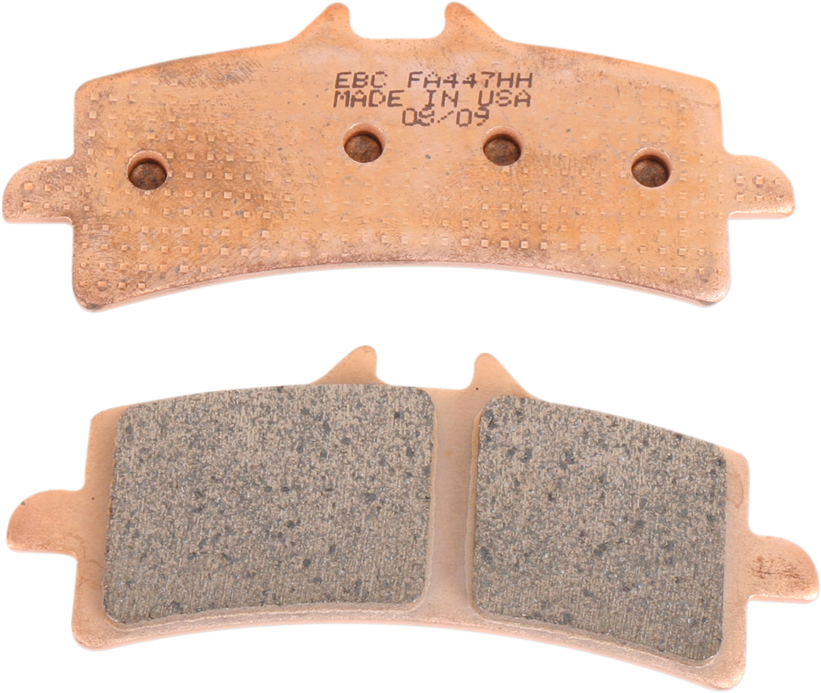 EBC FA-HH Series Sintered Front Brake Pads - FA447HH (Ducati / Triumph / Kawasaki / Suzuki / MV Agusta / Aprilia 1980–2025)