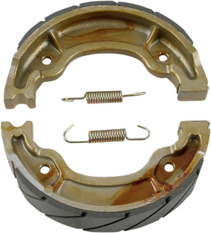 EBC "G" Grooved Sintered Rear Brake Shoes - 527G (Yamaha TT-R 230 / YFA-1 Breeze125 / XT350 1991–2024)