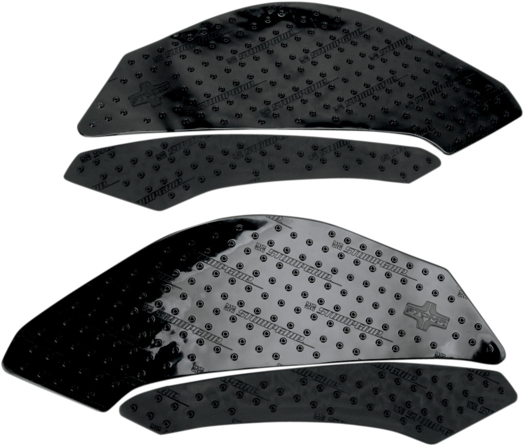 STOMPGRIP 55-10-0008B Tank Grips - Volcano - Black - Yamaha - FZ/XJ '09-'15 | Street