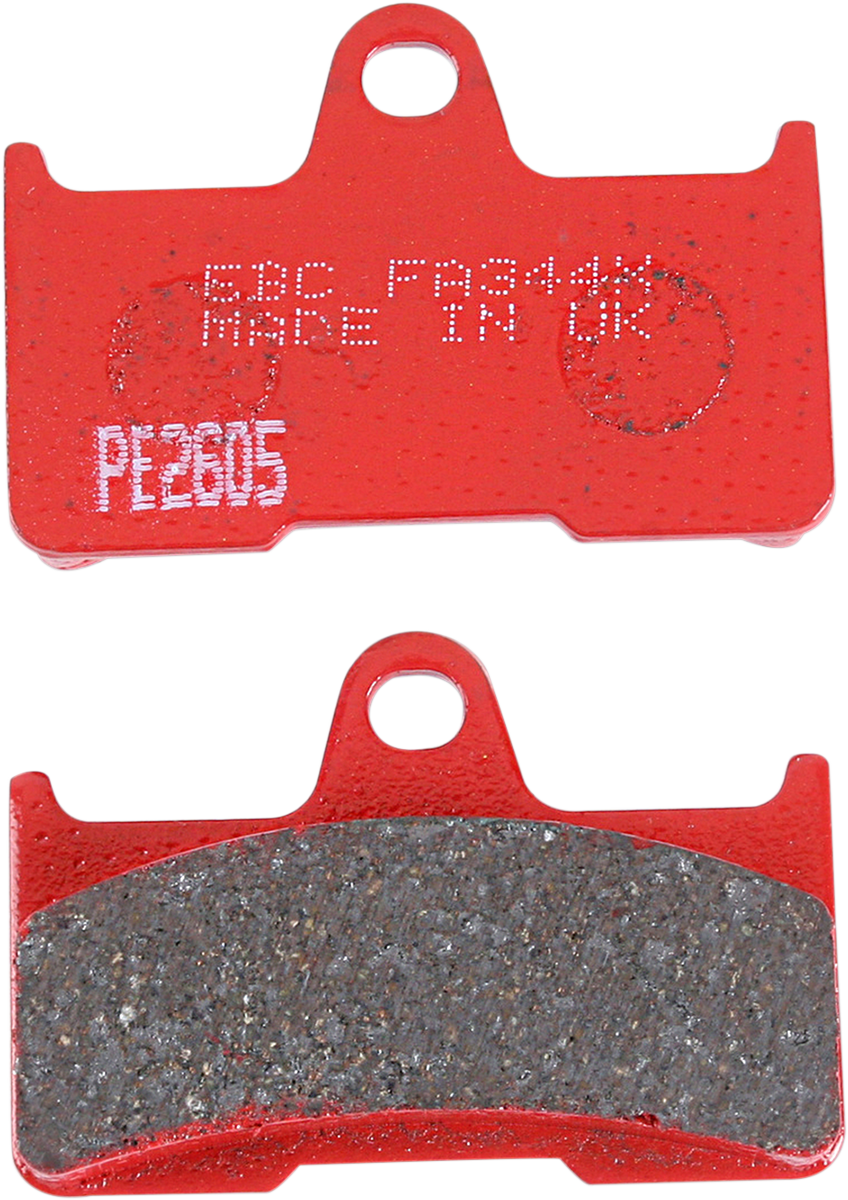 EBC FA-TT Series Semi-sintered Rear Brake Pads - FA344X (Yamaha / CFMOTO / Bennche 2002–2021)
