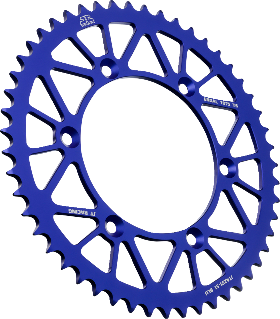 JT SPROCKETS JTA251.51BLU Rear Sprocket - Blue - 51 Tooth - Yamaha | Adventure/Off-Road