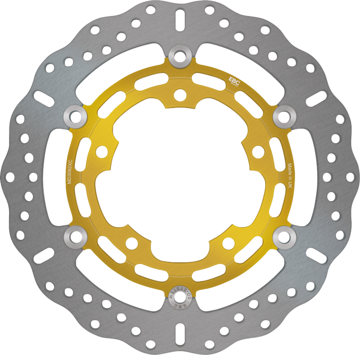 EBC Brake Rotor, Front - MD3092XC (Suzuki V-Strom / V-Strom 650 / DL650 V-Strom 2004–2024)