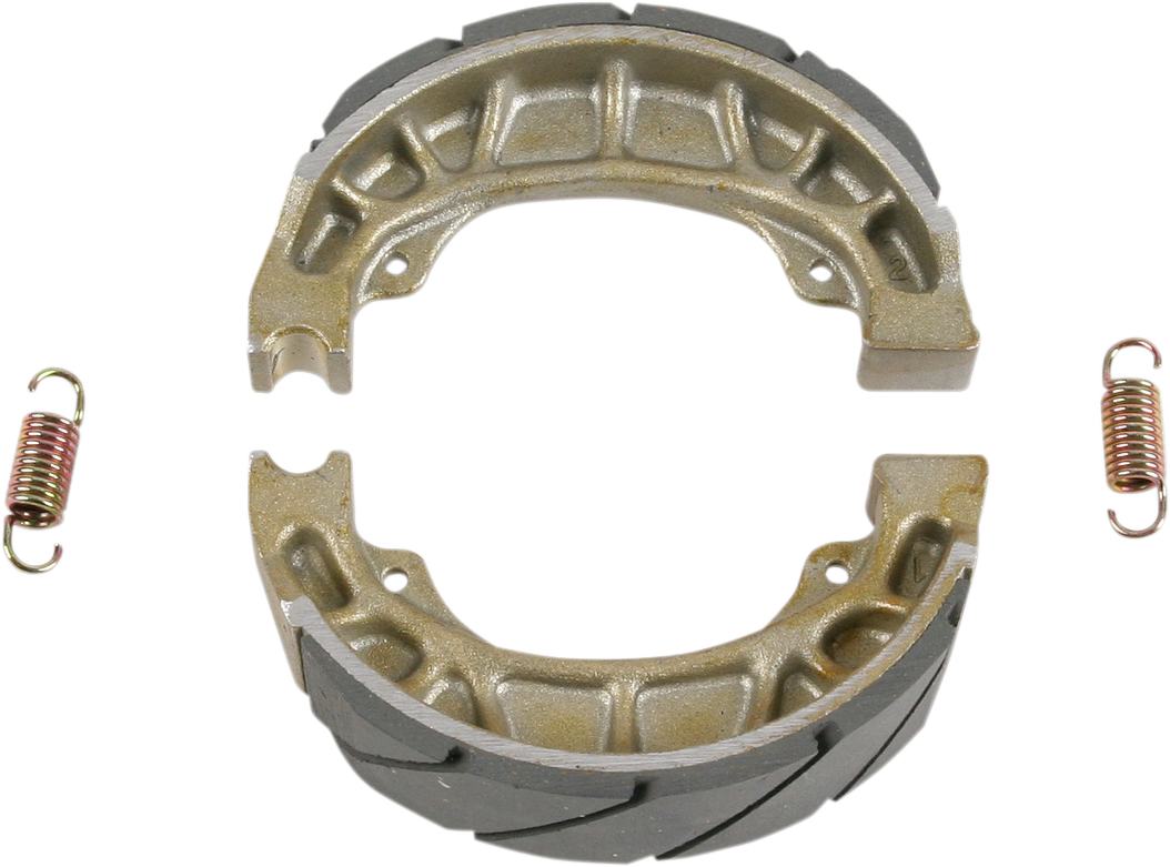 EBC "G" Grooved Organic Base Brake Shoes - 303G (Honda / Kymco / SYM / E-TON / Arctic Cat / Textron 1970–2023)