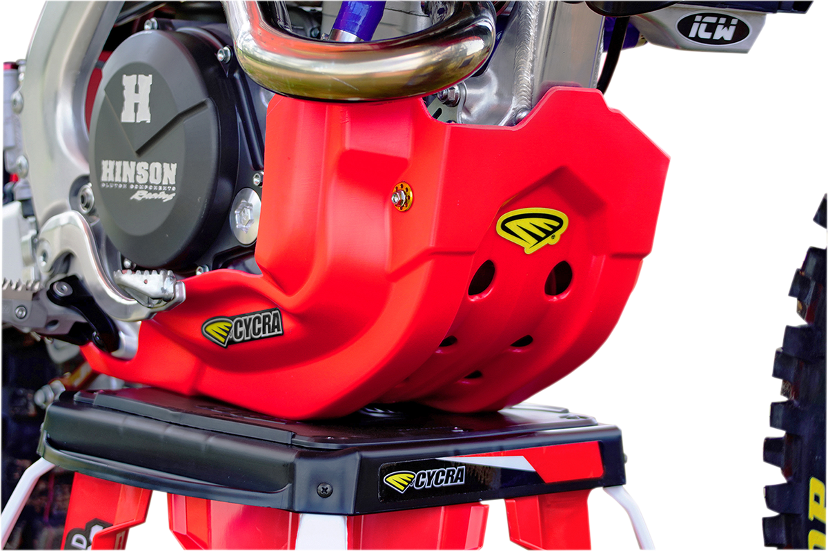 Cycra 1CYC-6231-32 Skid Plate - Red | Off-Road