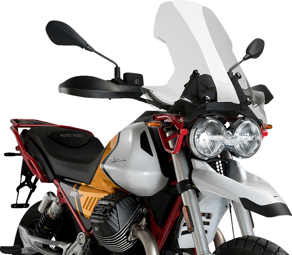 Puig Hi-Tech Parts 21176W Touring Windscreen - 22-7/8" - Clear - Moto Guzzi | Street