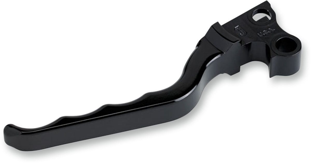 JOKER MACHINE 03-31BLK Billet Aluminum Clutch Lever - Grooved - Black | Street