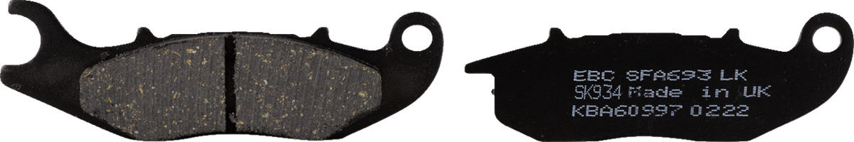 EBC SFA Series Organic Base Front Left Brake Pads - SFA693 (Piaggio / Honda / Vespa 2015–2025)