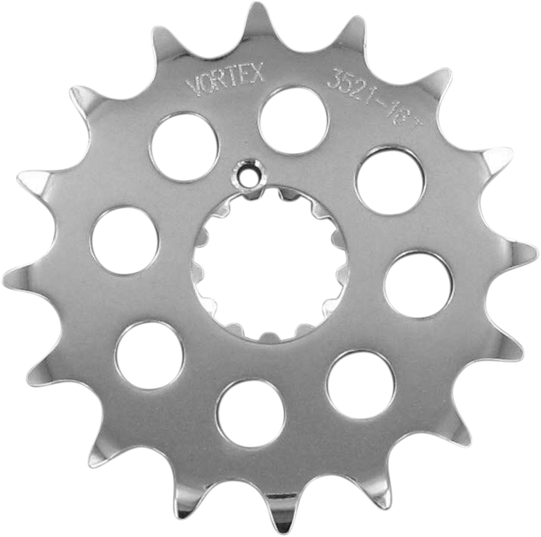 VORTEX 3521-16 Front Sprocket - 16 Tooth - Kawasaki/Suzuki/Yamaha | Street