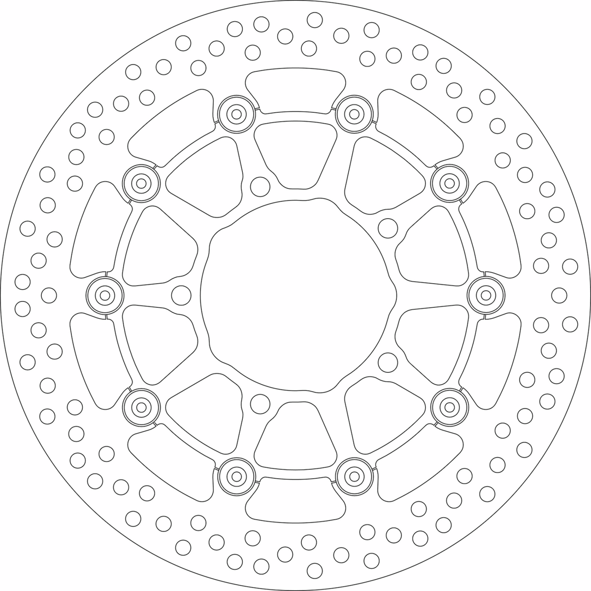 SBS Brake Rotor, Front - 5012 (Suzuki Boulevard B.O.S.S. / M109R Boulevard / Boulevard 1800 M109R 2005–2021)