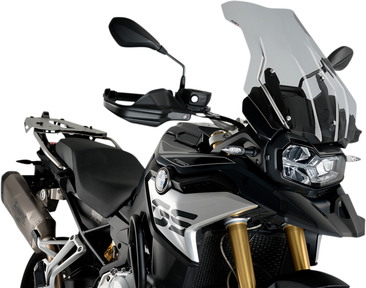 Puig Hi-Tech Parts 3595H Touring Windscreen - 21-1/4" - Smoke - BMW | Street
