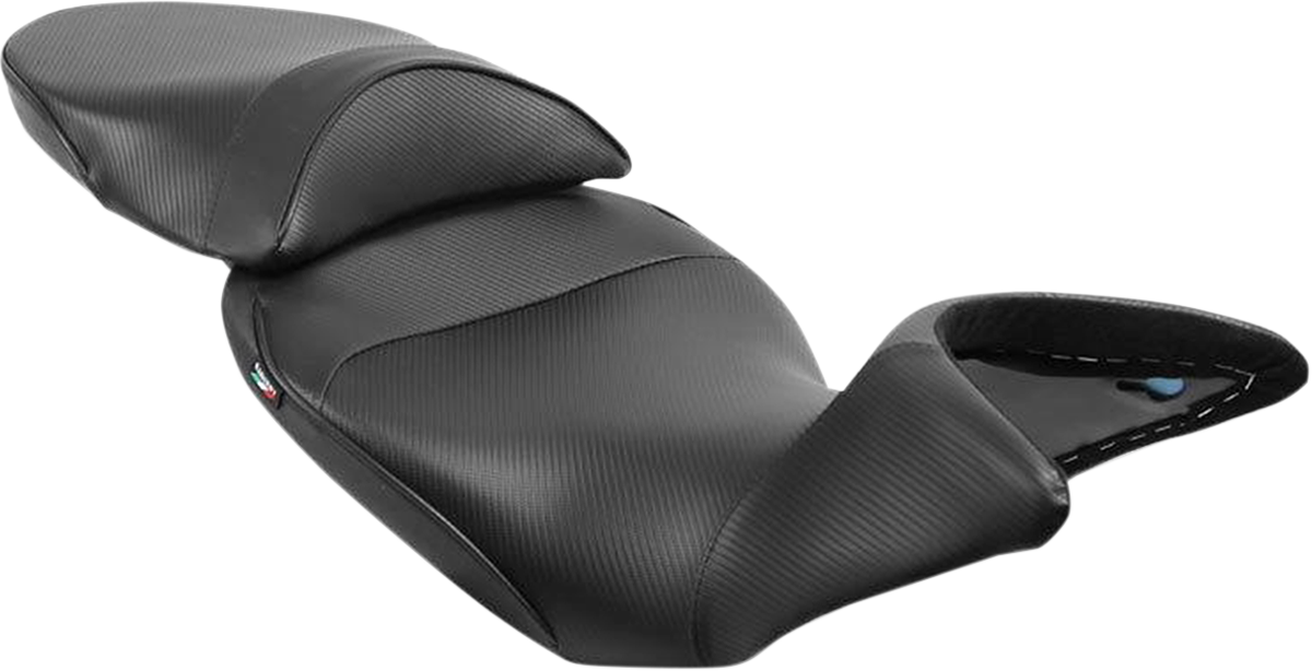 Sargent WS-614-19 World Sport Performance Seat - Black - Carbon FX - Regular - Multistrada '10-'14