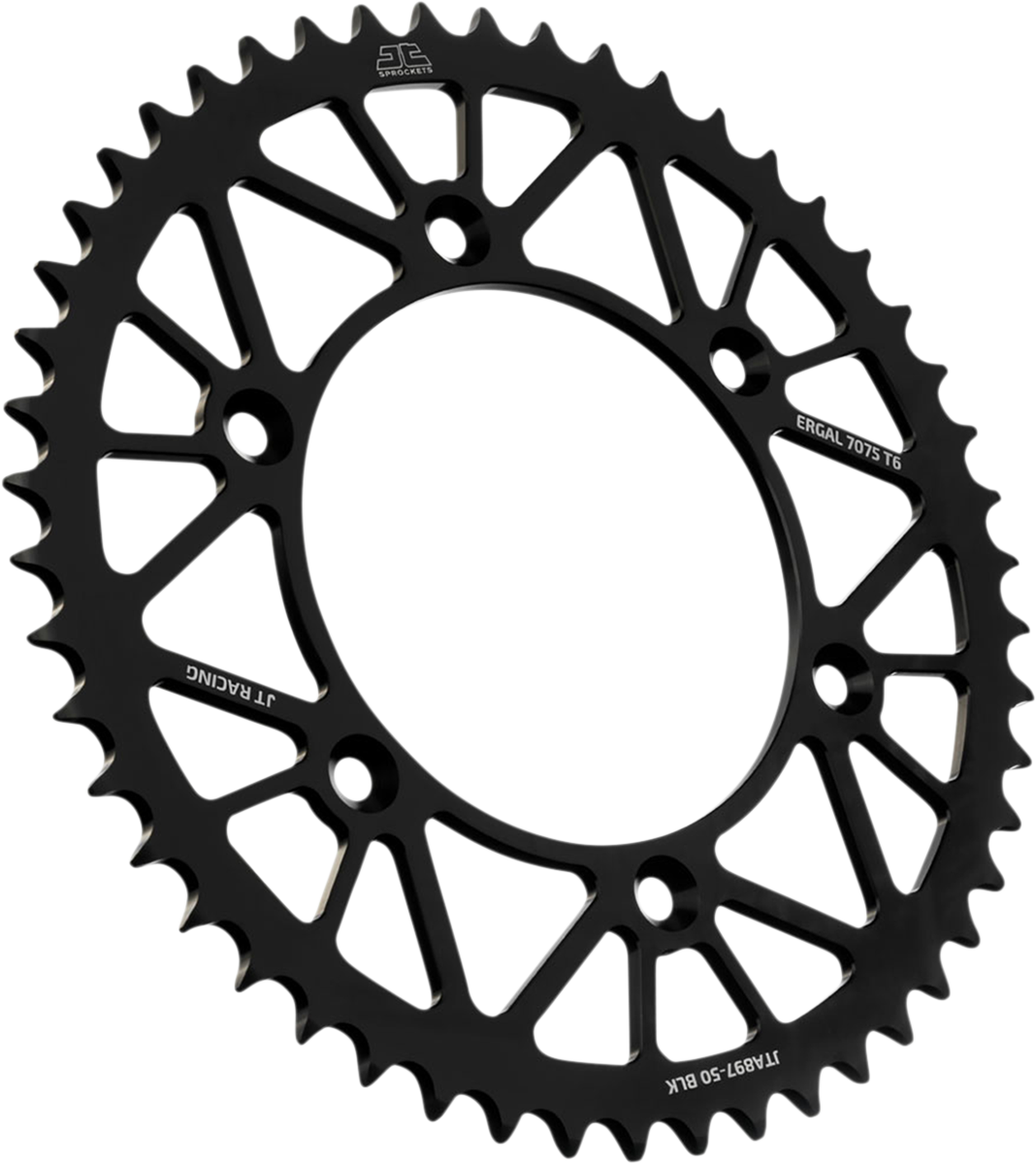 JT SPROCKETS JTA897.50BLK Rear Sprocket - Black - 50-Tooth | Adventure/Off-Road